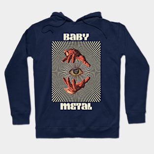 Hand Eyes Beby Metal Hoodie